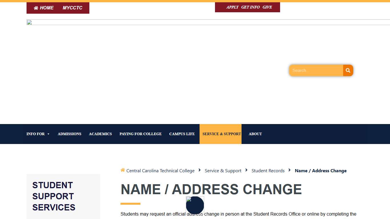 Name / Address Change -